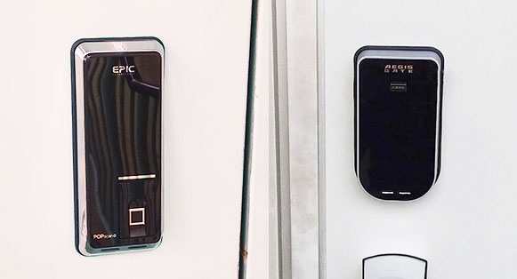 ピッキング不可能な電子錠の取り付け